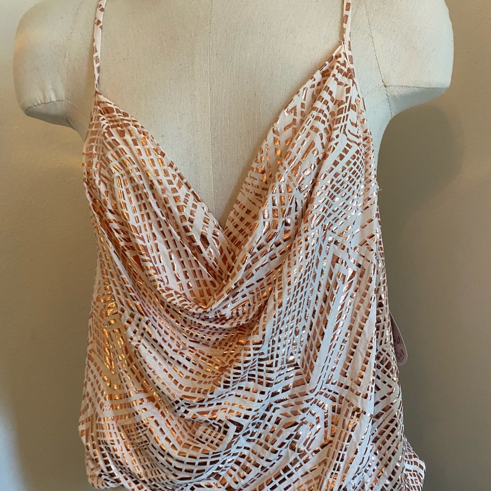 Cute little blouse-rose gold